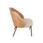 Voir la diapositive 3 : Paris Prix Fauteuil Lounge Design  Lone  81cm Naturel & Beige
