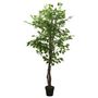 Voir la diapositive 2 : VIDAXL Ficus artificiel 630 feuilles 120 cm vert