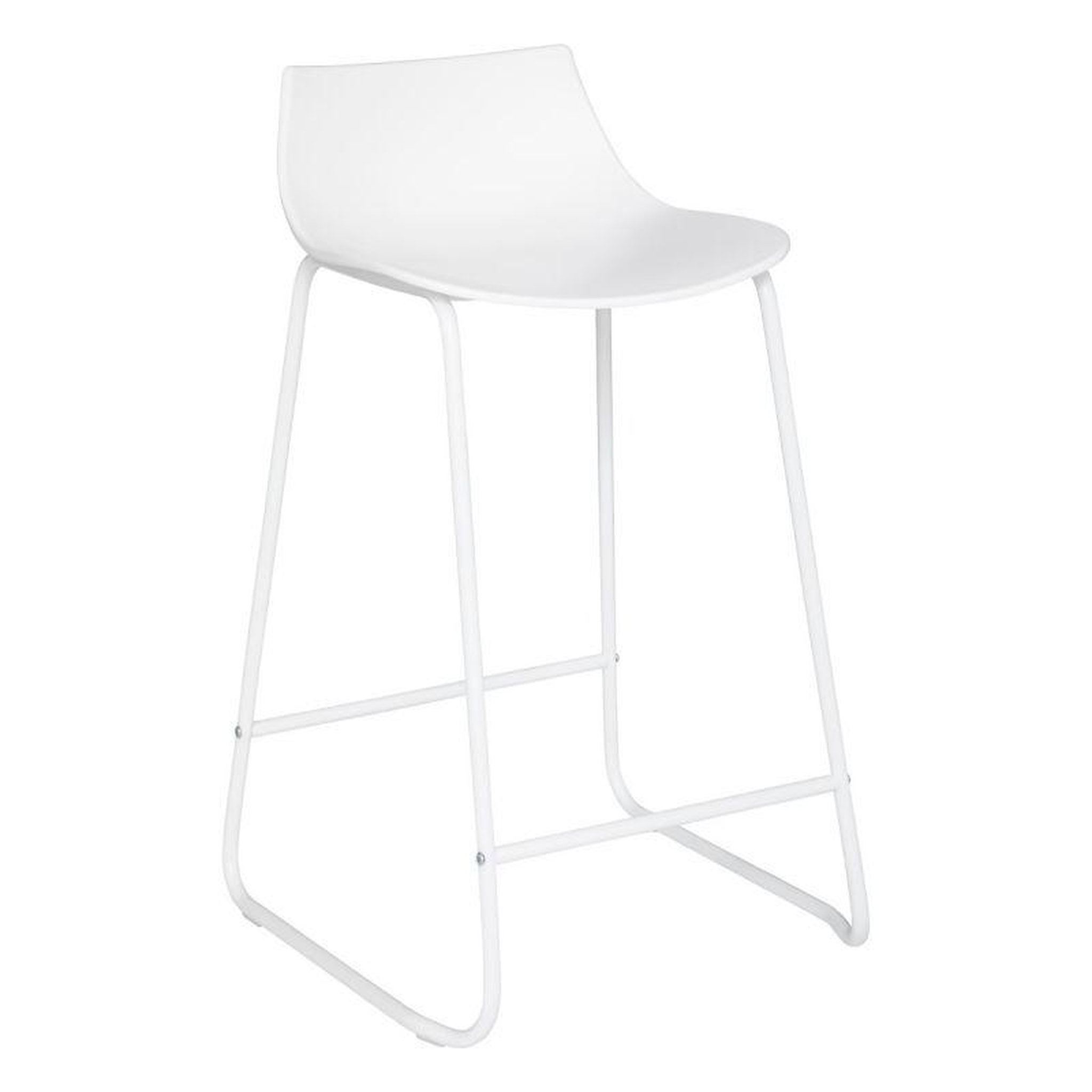 Voir la diapositive 2 :  Lot de 4 Tabourets de Bar  Otac  82cm Blanc