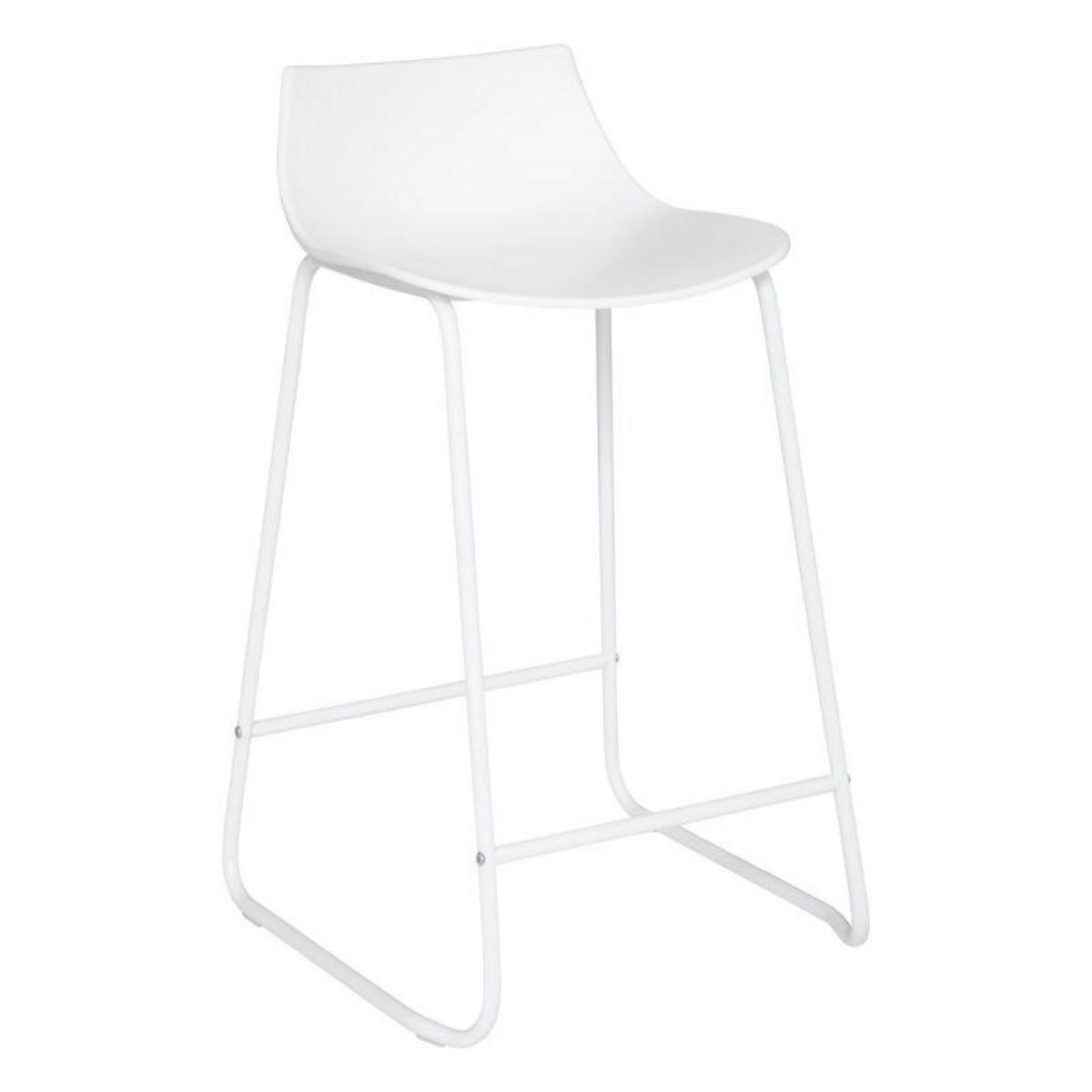  Lot de 4 Tabourets de Bar  Otac  82cm Blanc