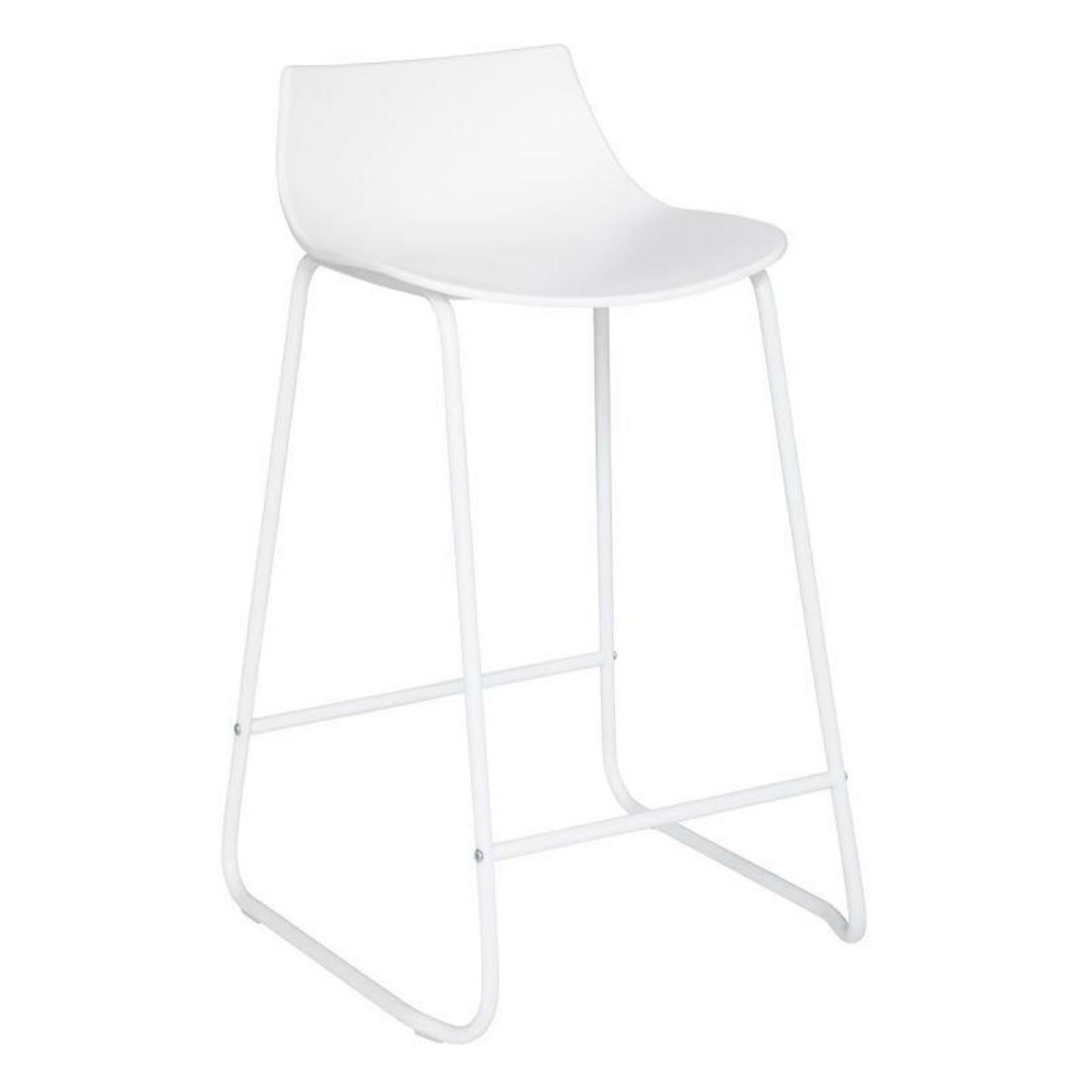  Lot de 4 Tabourets de Bar  Otac  82cm Blanc