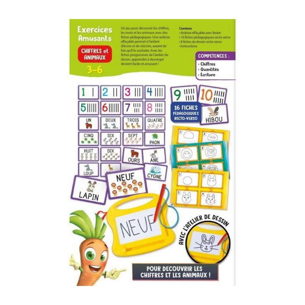 LISCIANI GIOCHI Jeu éducatif Lisciani-Giochi Mini ardoise magique bilingue