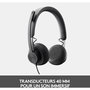 Voir la diapositive 2 : Logitech Micro-casque Zone 750 Graphite