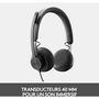 Voir la diapositive 2 : Logitech Micro-casque Zone 750 Graphite