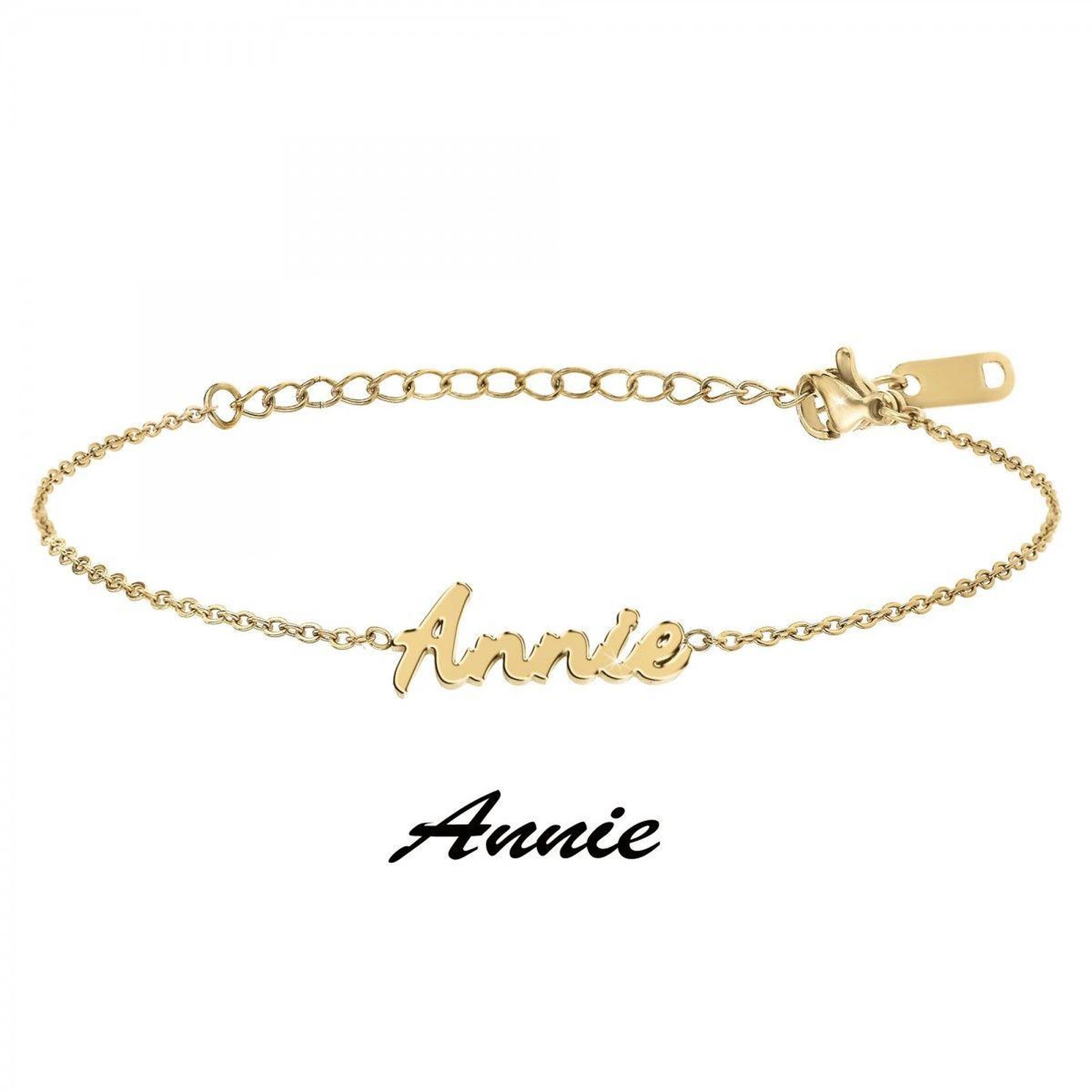 Voir la diapositive 3 : SC CRYSTAL Annie - Bracelet prénom