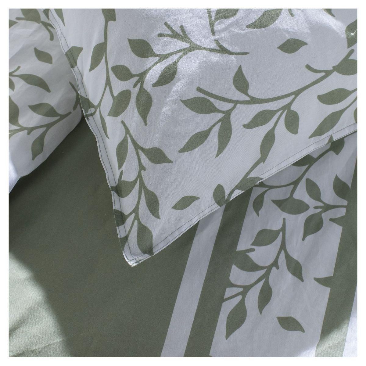 TODAY Parure housse de couette coton 57 fils motif floral FLOWERY