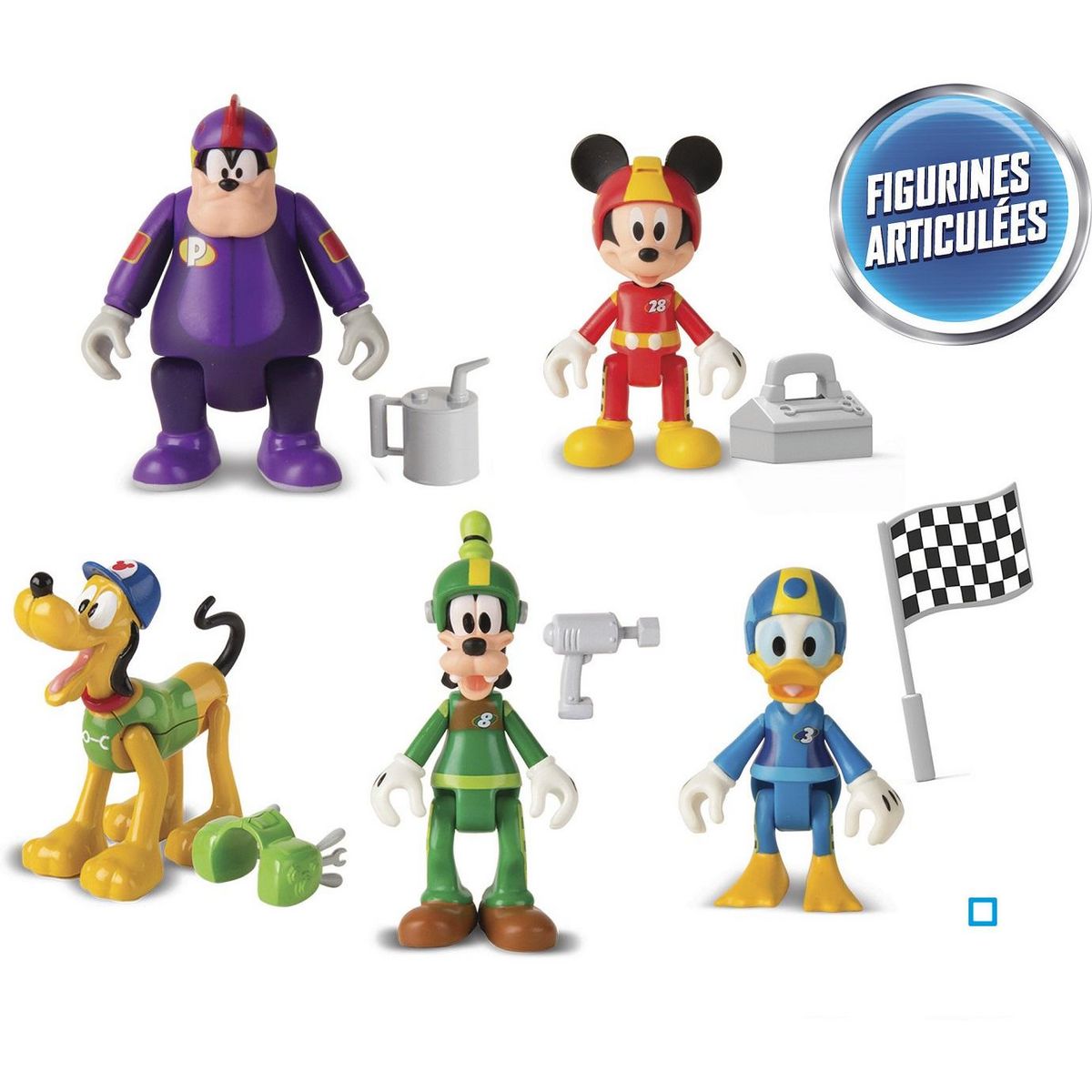 IMC TOYS Pack 5 figurines articulées - Mickey et ses amis 