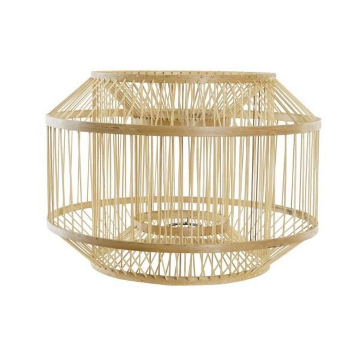MARKET24 Écran de lampe DKD Home Decor Naturel Bambou 40 x 40 x 28 cm