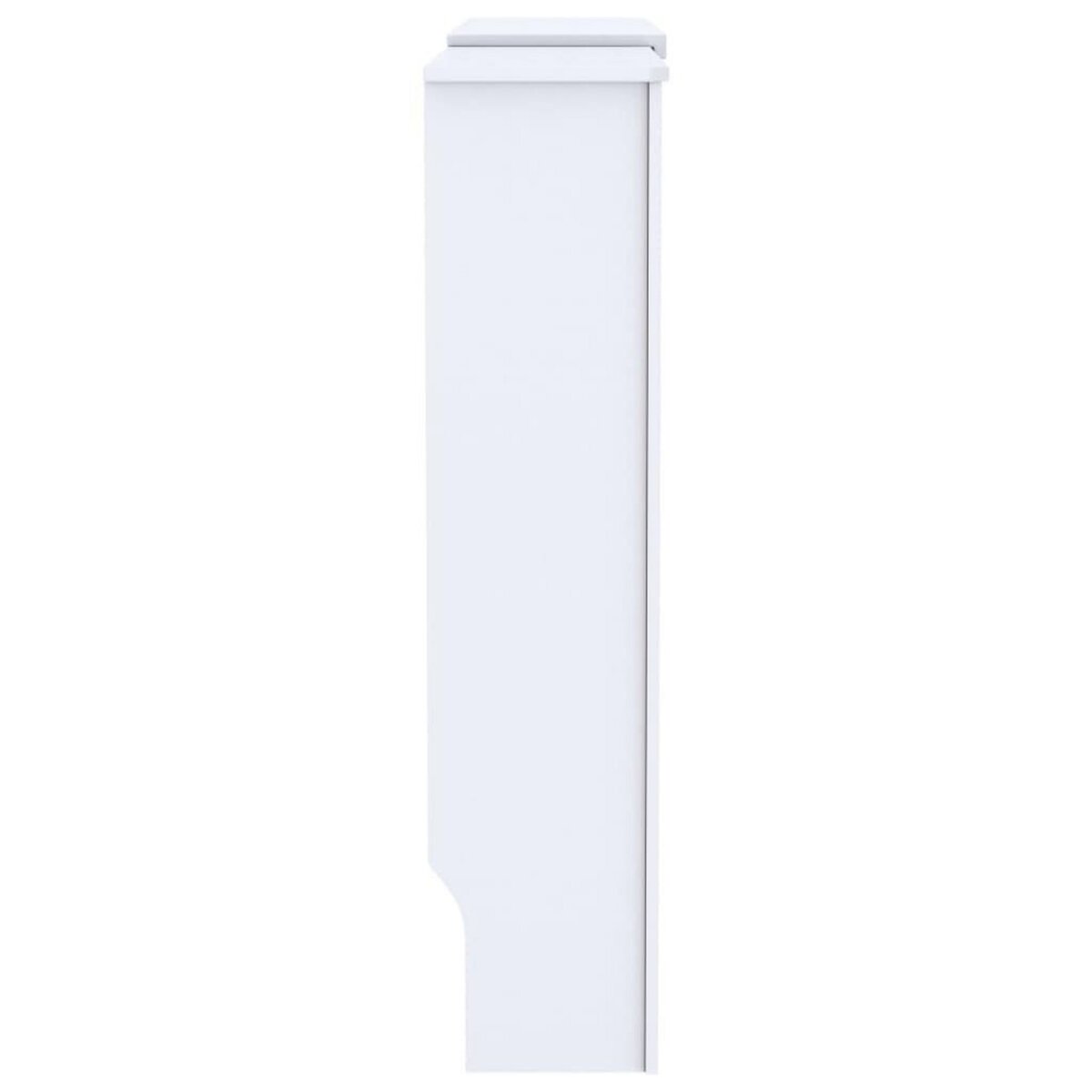 VIDAXL Cache-radiateur MDF Blanc 205 cm