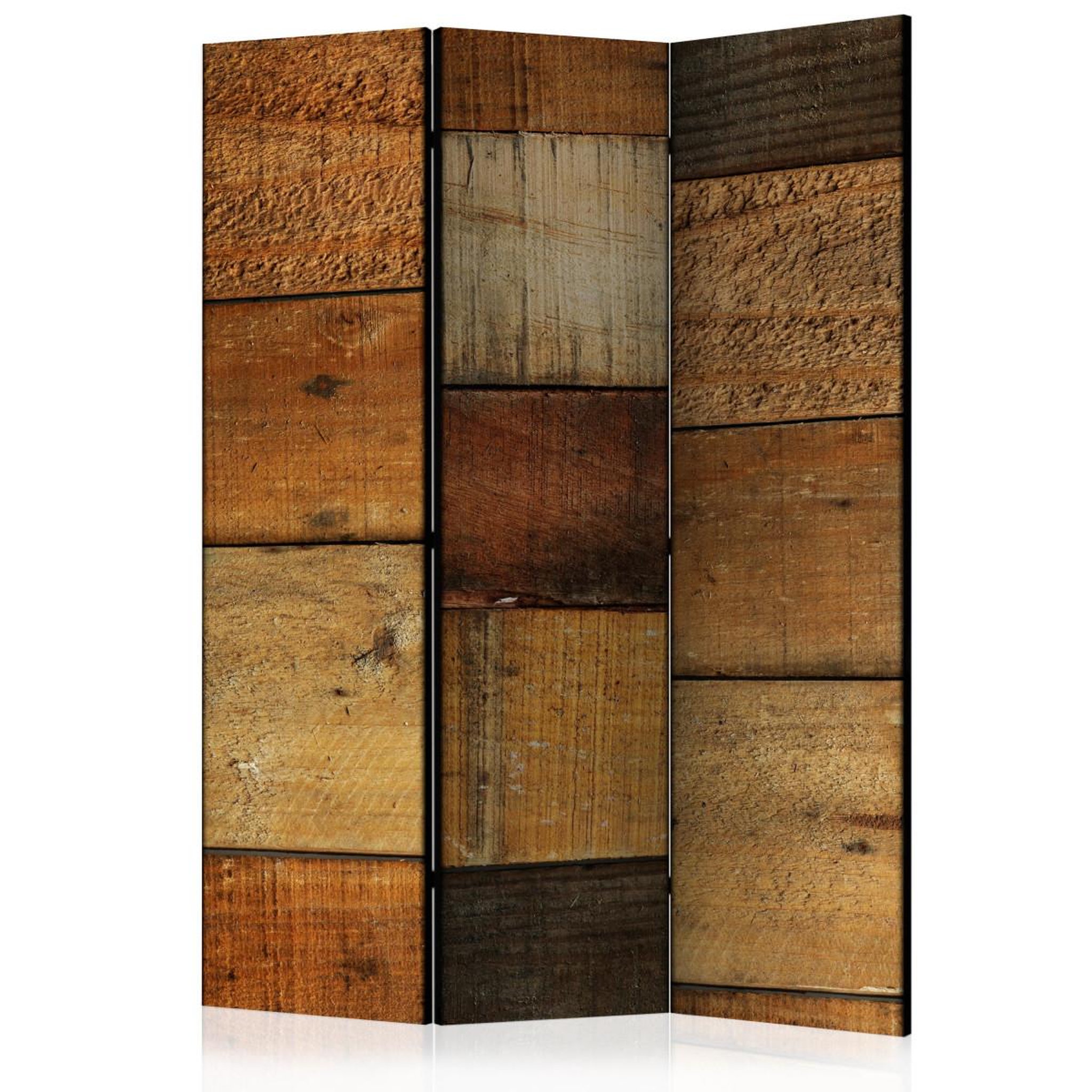 Paris Prix Paravent 3 volets  wooden textures  135x172cm