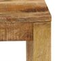 Voir la diapositive 5 : VIDAXL Table basse 80x80x40 cm Bois de manguier massif