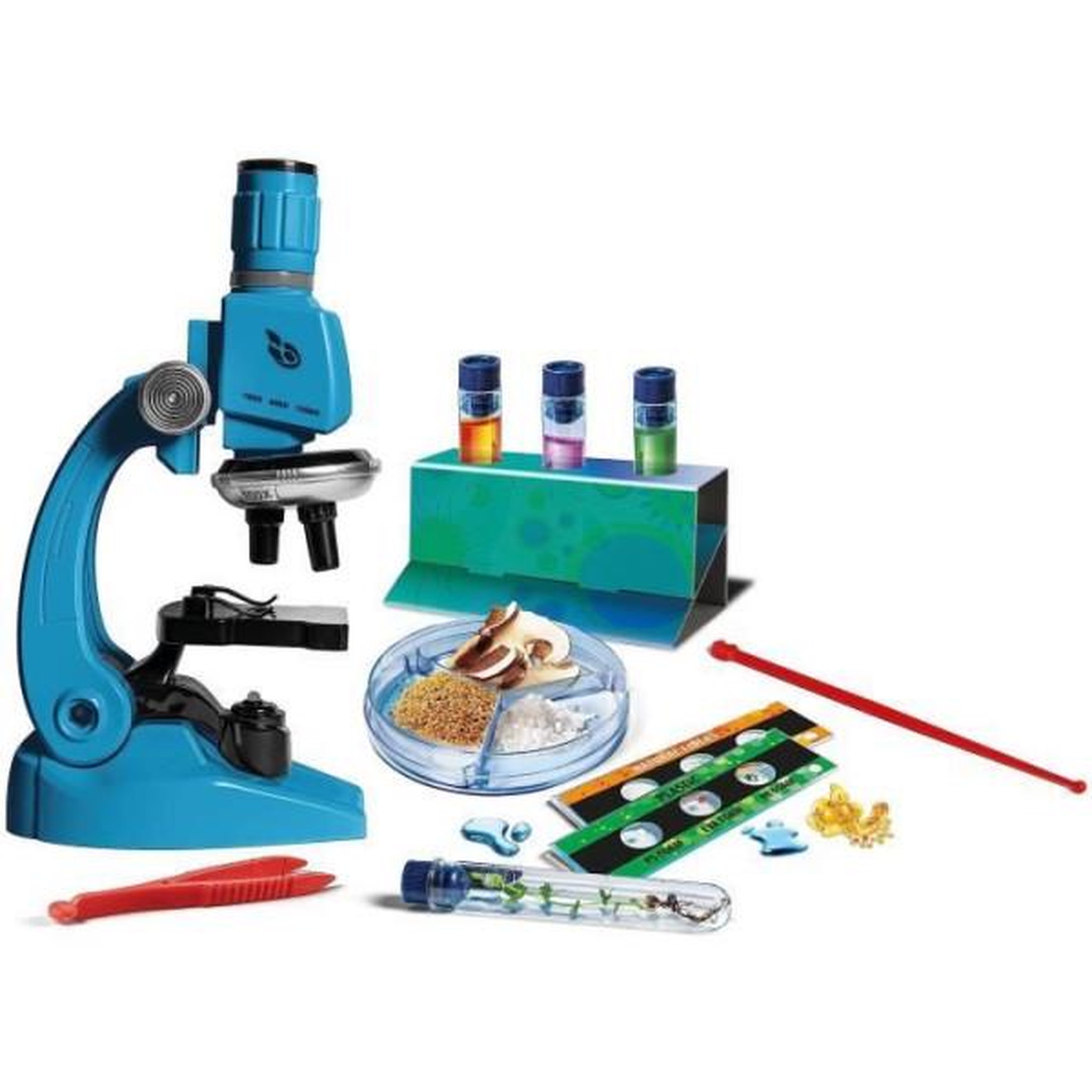 Voir la diapositive 2 : CLEMENTONI Clementoni - sciences et jeu - super microscope professionnel - 8 ans et +