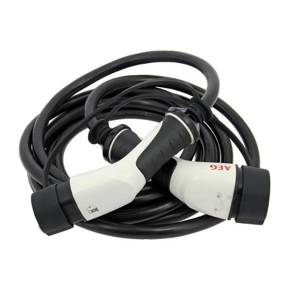 AEG Câble de charge - AEG - 5124 - 32A pour véhicules électriques & hybrides rechargeables - 5m - Triphasé 32A 480V AC