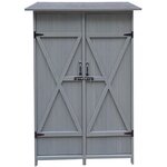 Habitat et Jardin Armoire de jardin  Espacio  - 140 x 49 x 162 cm - Anthracite