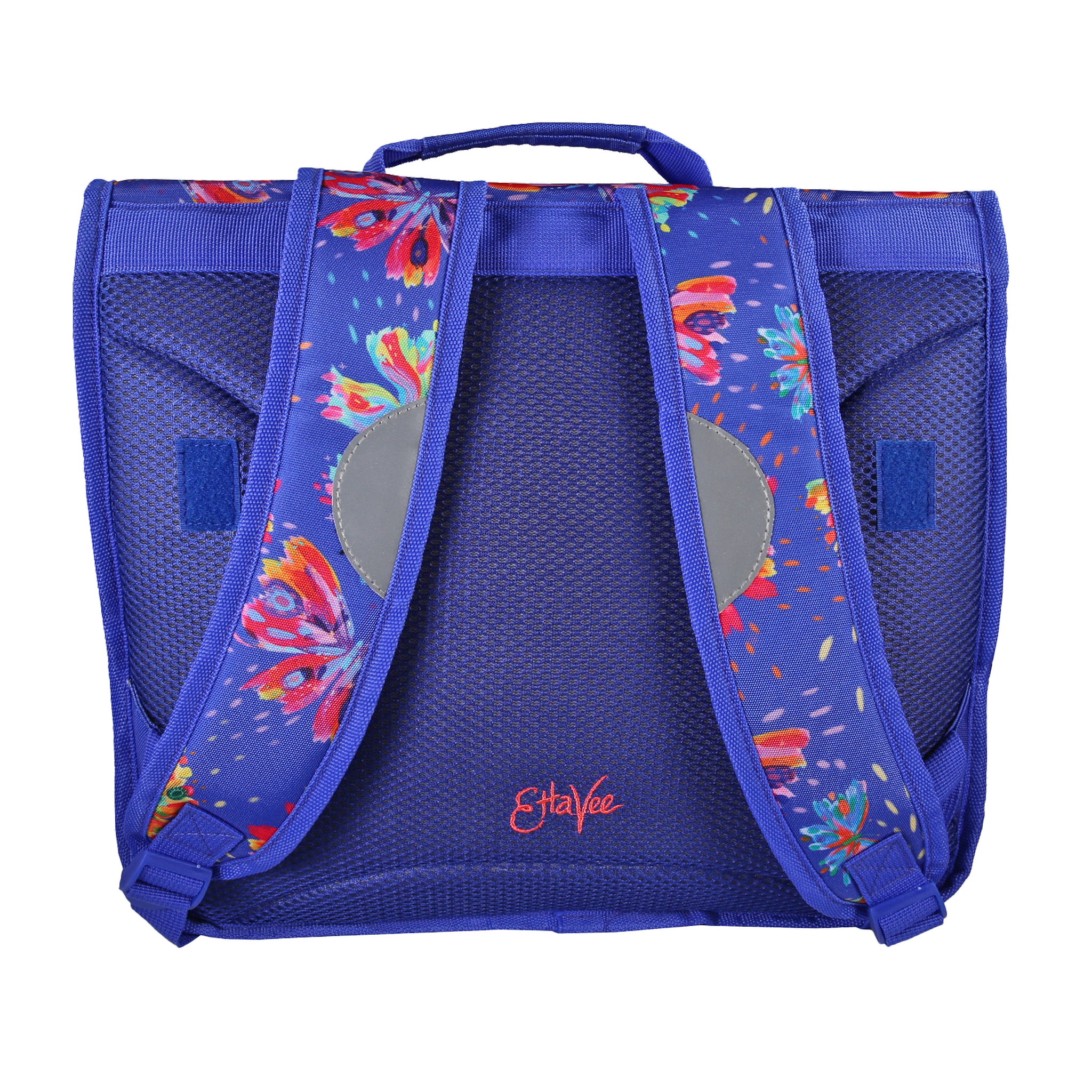 Voir la diapositive 4 : Bagtrotter Ettavee- Cartable scolaire 38 cm Fly With Me - Fille - Bleu/Violet Papillon - 2 compartiments