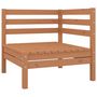 Voir la diapositive 3 : VIDAXL Salon de jardin 8 pcs Marron miel Bois de pin massif