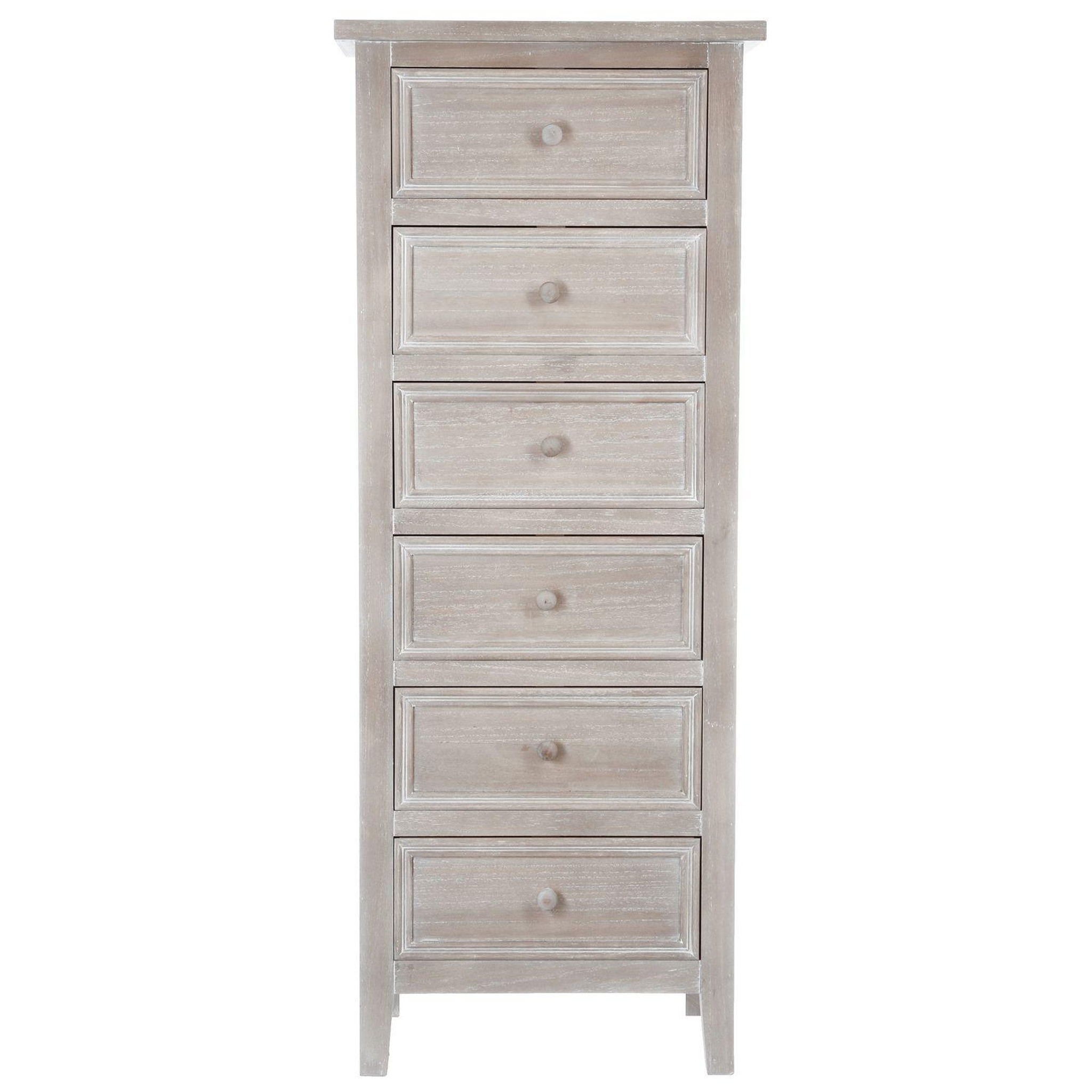 Voir la diapositive 3 : ATMOSPHERA Chiffonnier Charme - 6 Tiroirs