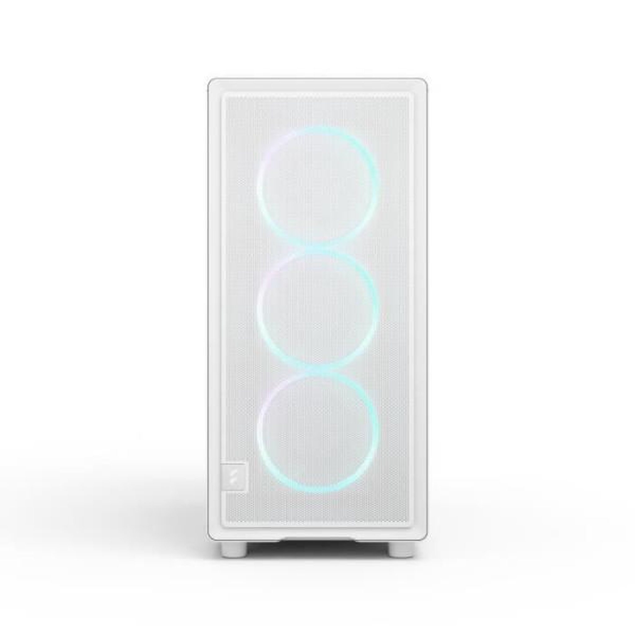 Voir la diapositive 2 : Fractal Design Boîtier PC - Fractal Design - FD-C-EPO1A-05 - Blanc - Verre trempé - Éclairage RGB - 3 ventilateurs inclus