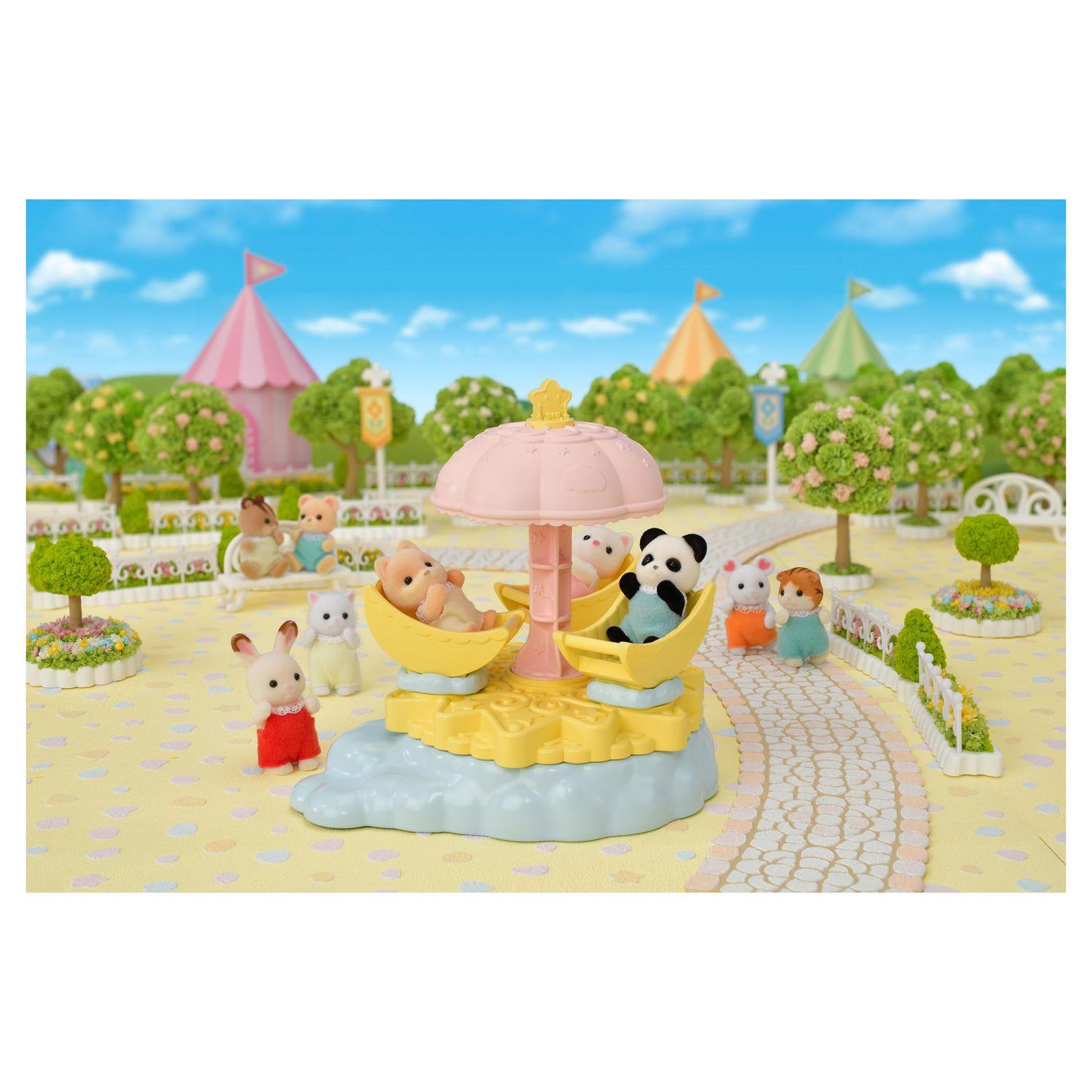 Voir la diapositive 2 : Sylvanian families 5539 - Carrousel étoilé 