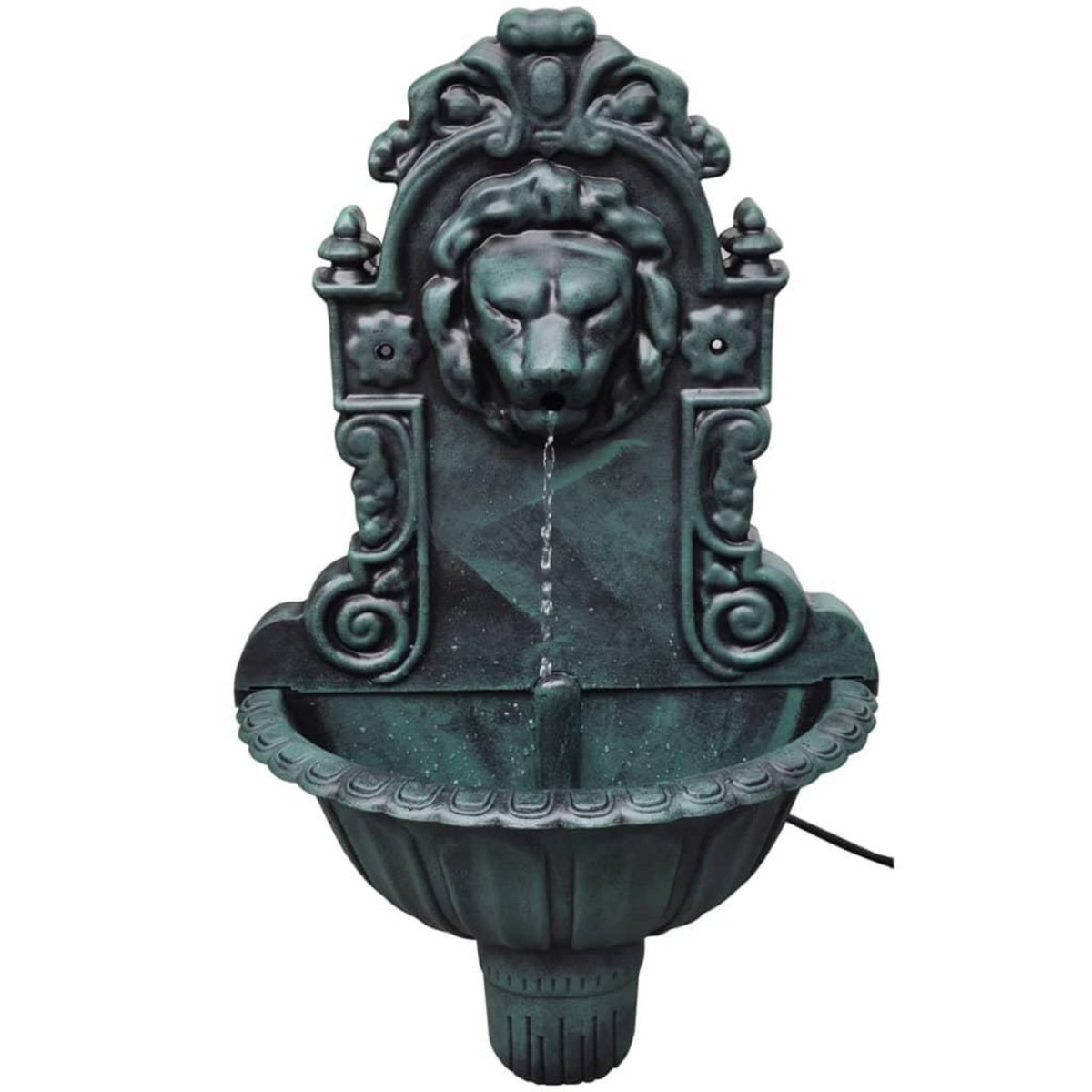 VIDAXL Fontaine murale Design de tete de lion