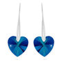 Voir la diapositive 1 : SC CRYSTAL Boucles d'oreilles cœur par SC Crystal®