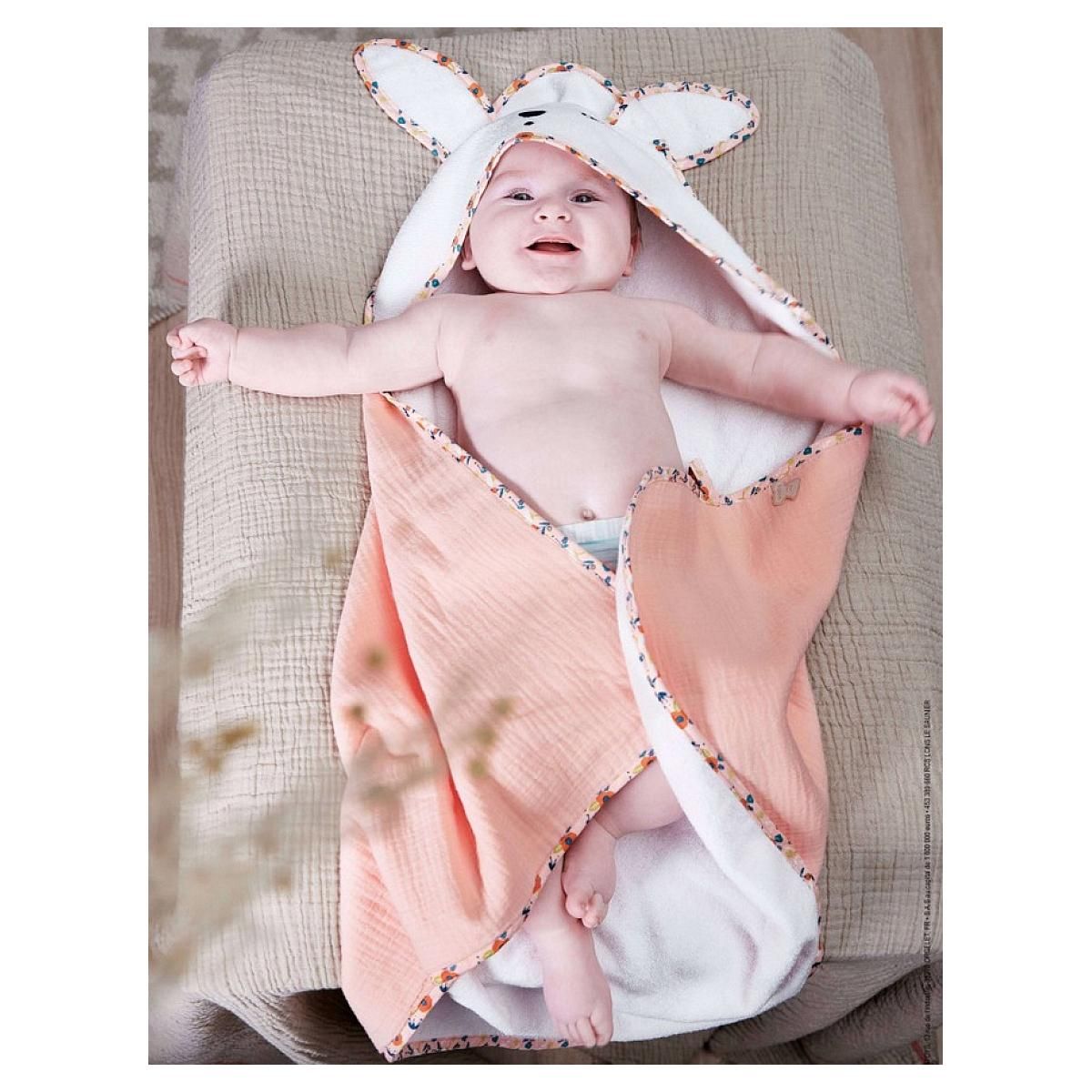 Kaloo k doux cape de bain coquelicot