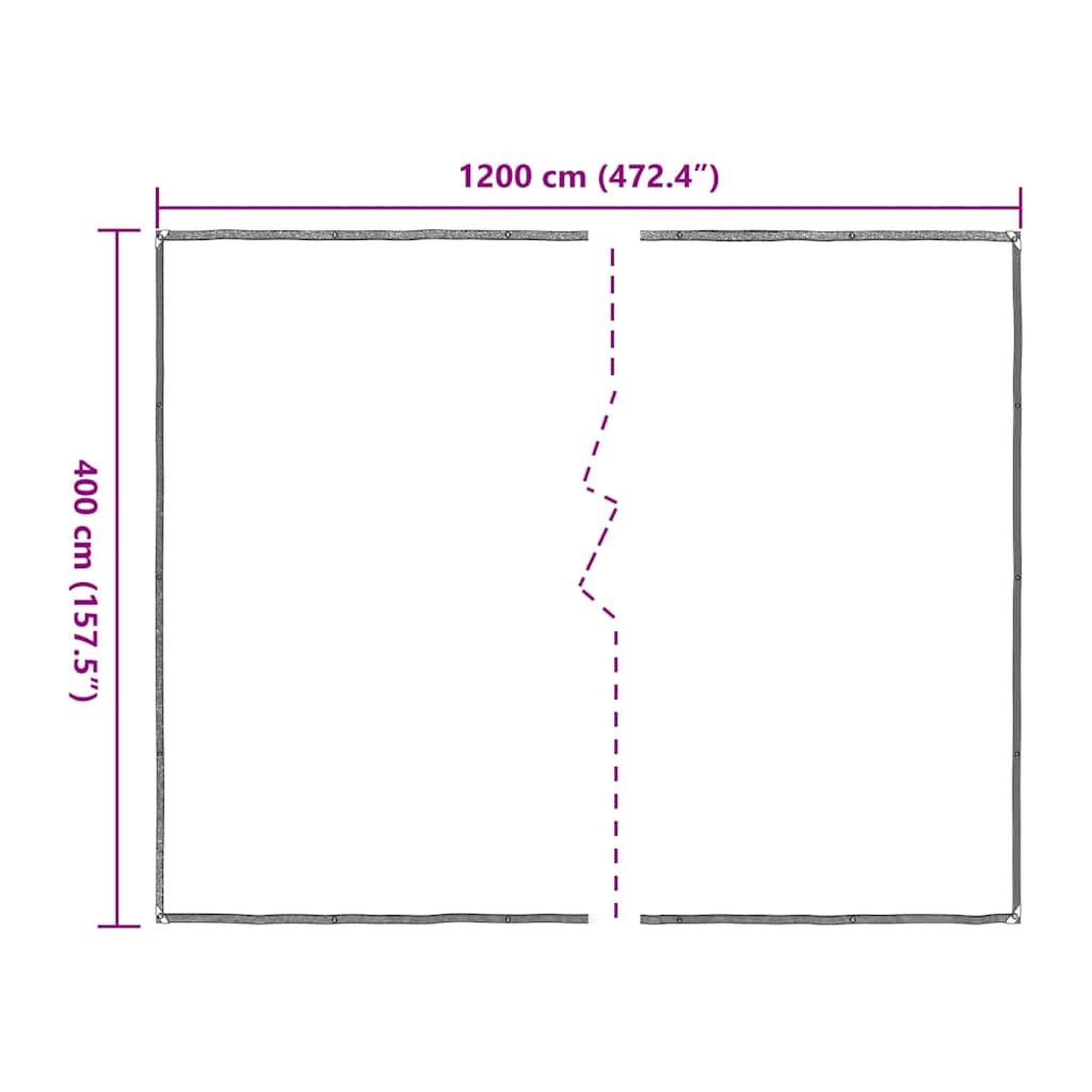 Voir la diapositive 6 : VIDAXL Bache transparente avec œillets 4x12 m polyethylene
