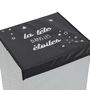 Voir la diapositive 4 : Paris Prix Panier à Linge Pliable  Garçon  58cm Noir & Blanc