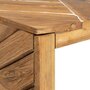Voir la diapositive 5 : VIDAXL Table basse Bois de teck massif 110x35x38 cm