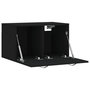 Voir la diapositive 6 : VIDAXL Armoire murale Noir 60x36,5x35 cm Bois d ingénierie