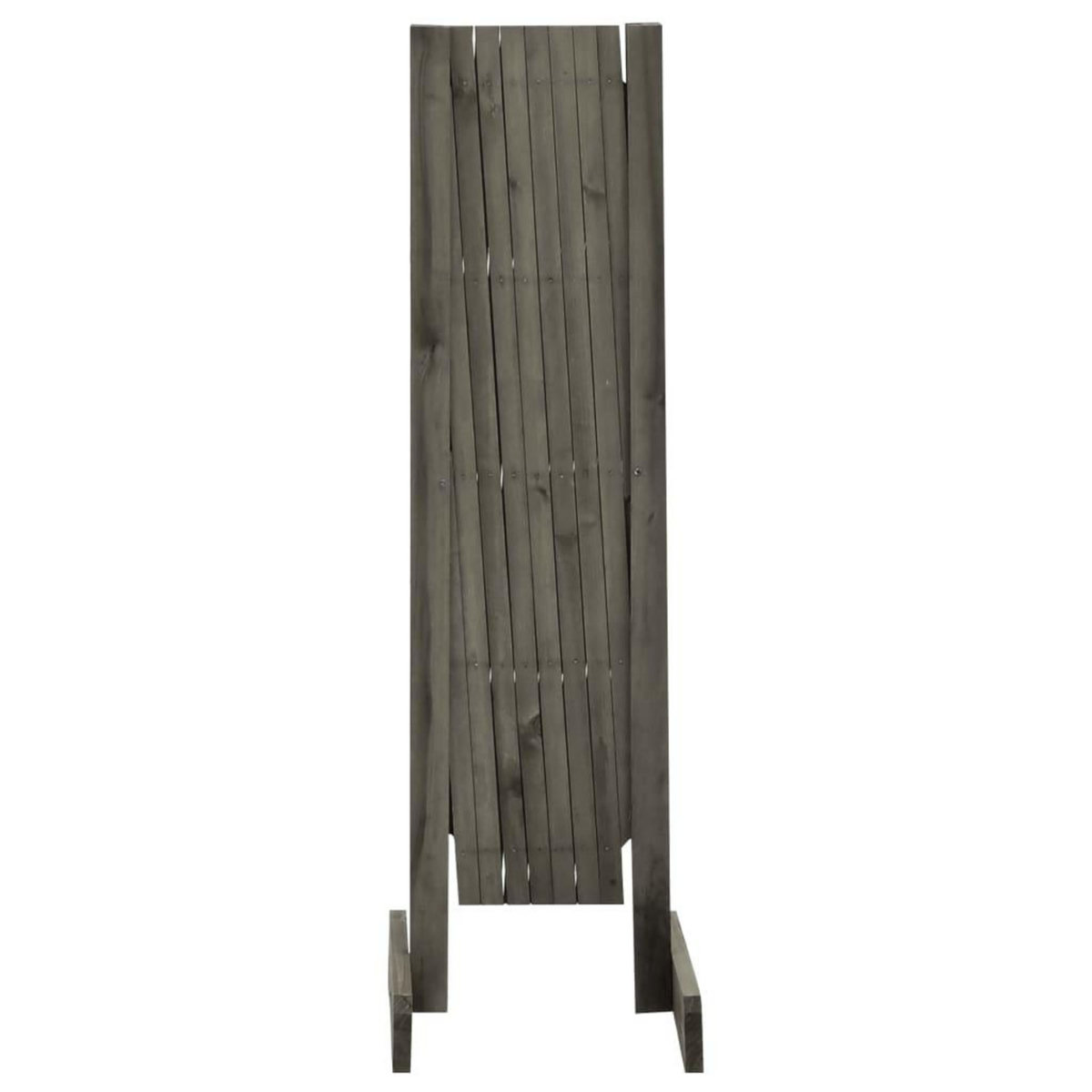 VIDAXL Cloture en treillis de jardin Gris 150x80 cm Bois de sapin