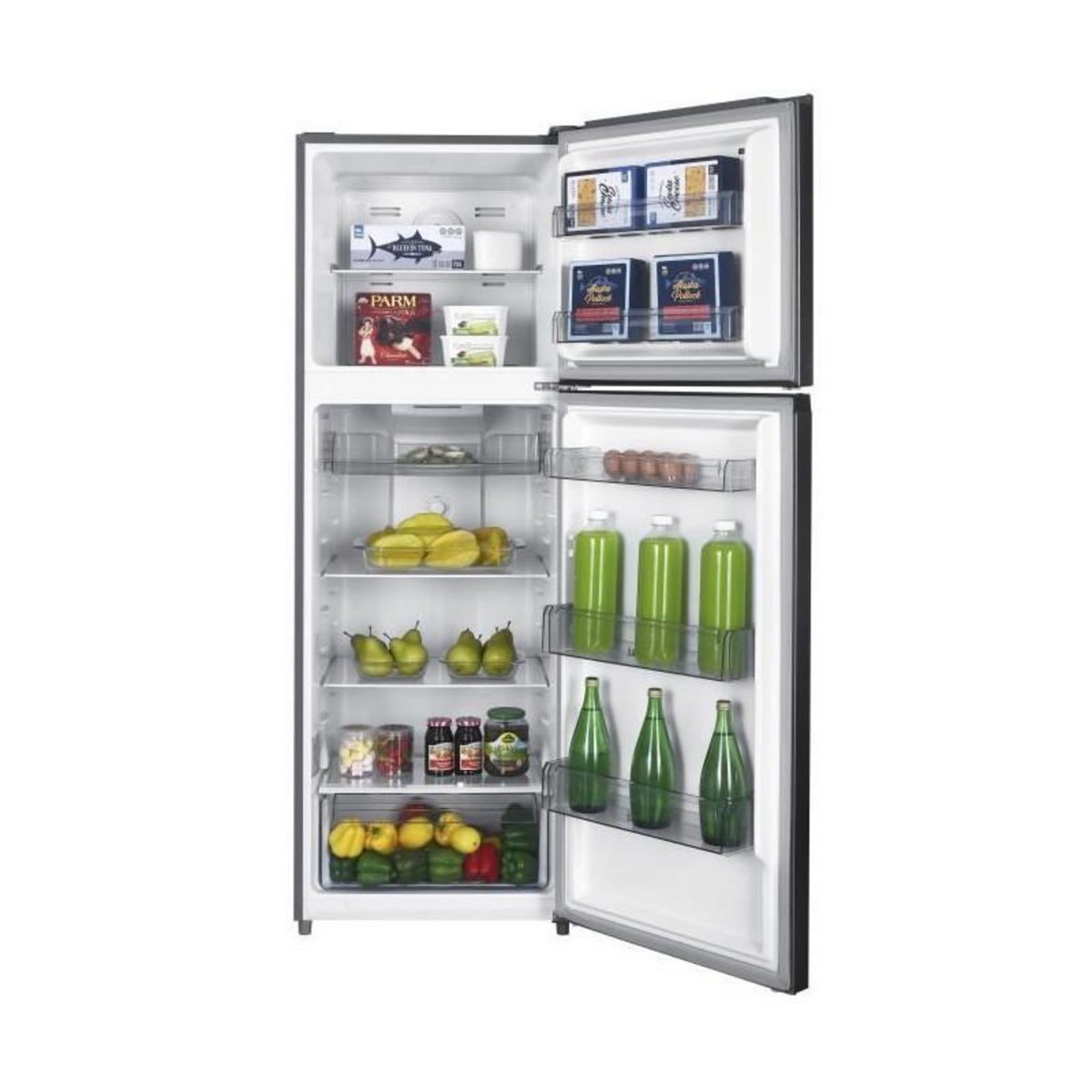 CONTINENTAL EDISON Réfrigérateur congélateur haut CONTINENTAL EDISON CEF2D334NFS - total No Frost - Classe E - moteur inverter - 334L -L60xH170c