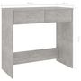Voir la diapositive 6 : VIDAXL Bureau Gris beton 80x40x75 cm Bois d'ingenierie