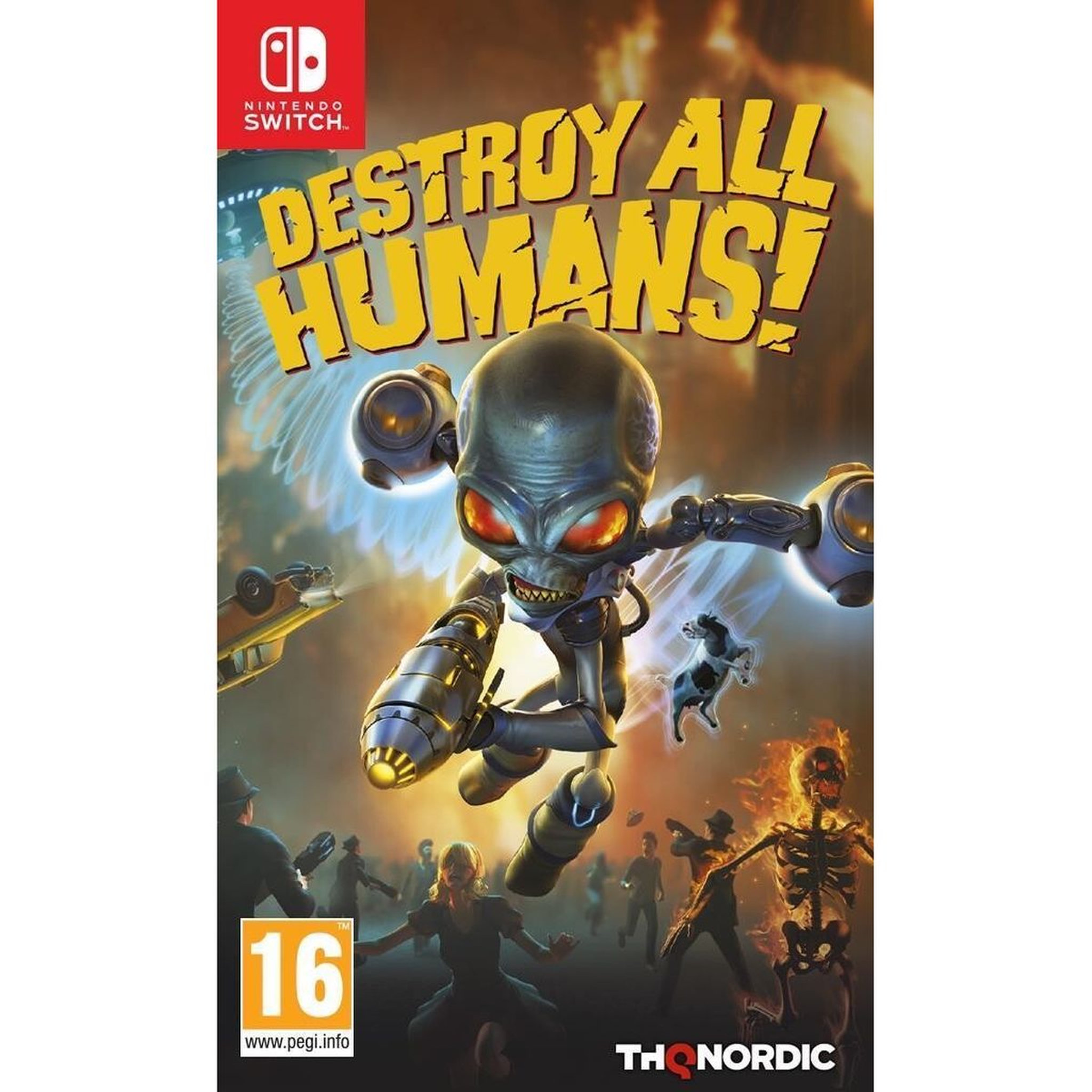Voir la diapositive 1 : Destroy All Humans! Nintendo Switch