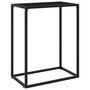 Voir la diapositive 1 : VIDAXL Table console Noir 60x35x75 cm Verre trempe