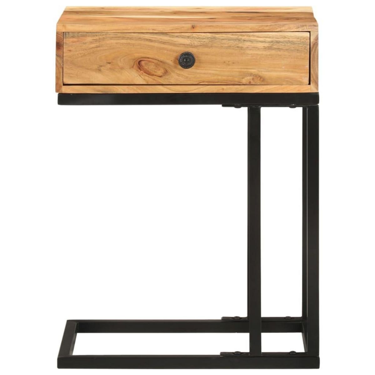 VIDAXL Table d'appoint en forme d'U 45x30x61 cm Bois d'acacia massif