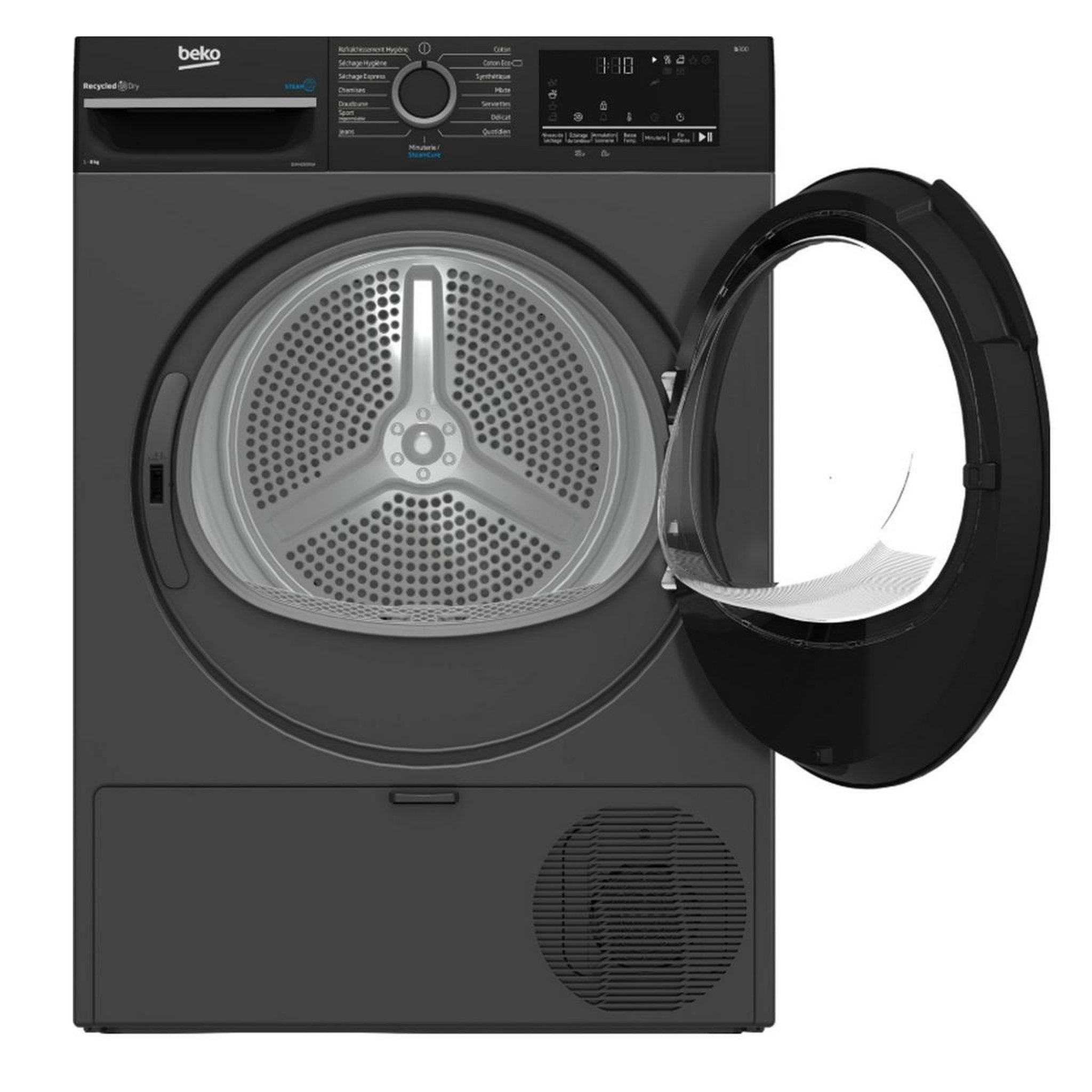 Voir la diapositive 3 : Beko Sèche-linge à pompe à chaleur 8kg 60cm - d34h28393a