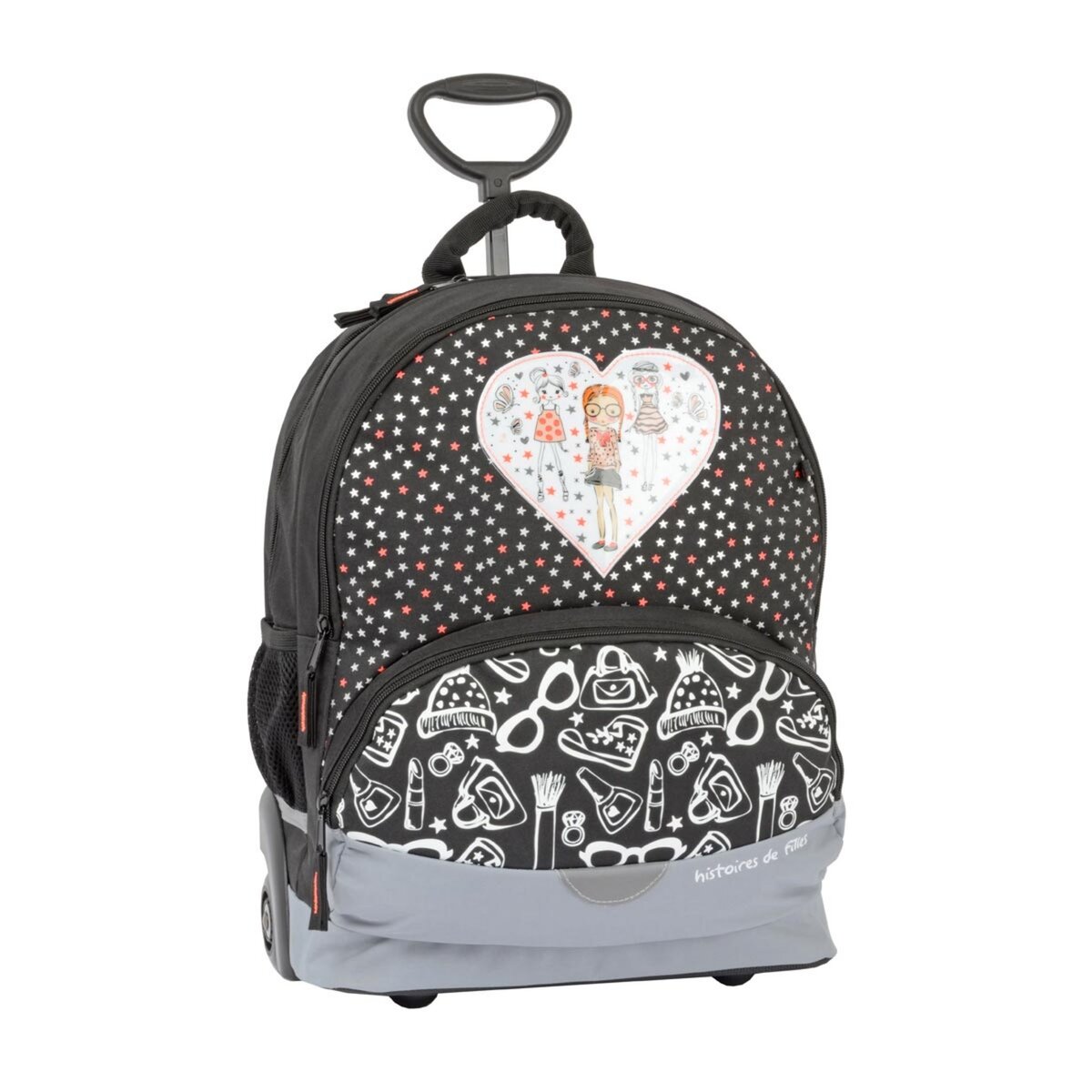 AUCHAN Sac dos roulettes Little Girl Histoire de filles pas