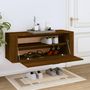 Voir la diapositive 3 : VIDAXL Armoire a chaussures murale Chene marron 100x35x38 cm