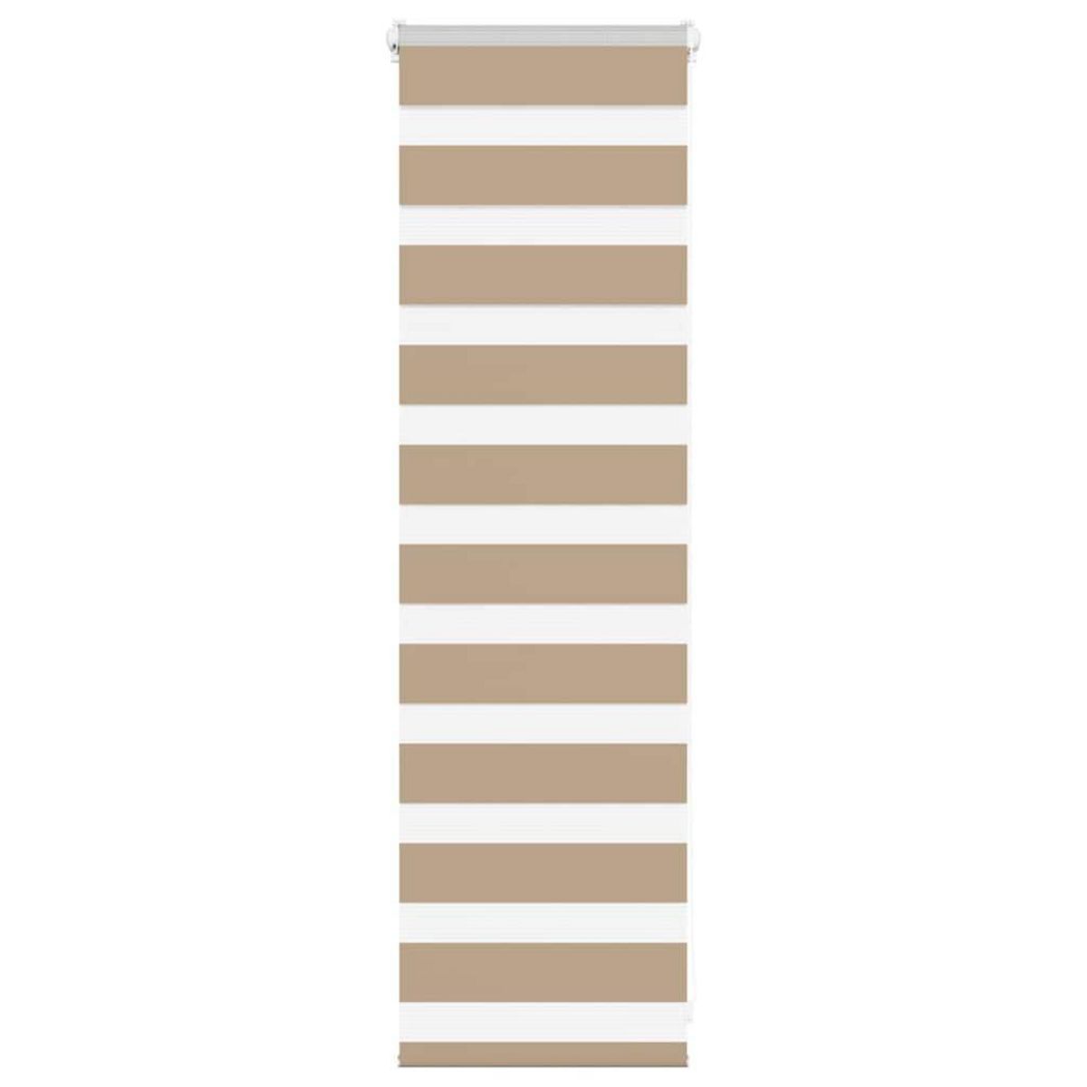 VIDAXL Store zebre marron sable largeur du tissu 40,9 cm polyester