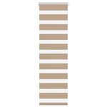 VIDAXL Store zebre marron sable largeur du tissu 40,9 cm polyester