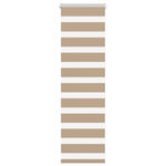 VIDAXL Store zebre marron sable largeur du tissu 40,9 cm polyester