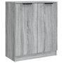 Voir la diapositive 2 : VIDAXL Buffet Sonoma gris 60x30x70 cm Bois d'ingenierie