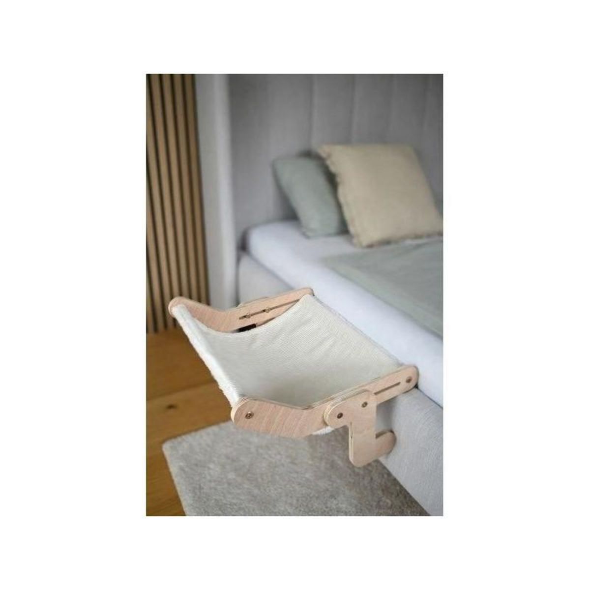 KERBL Hamac pour chats - KERBL - NAP - 42,5 x 47 cm - Bois massif - Surface réversible