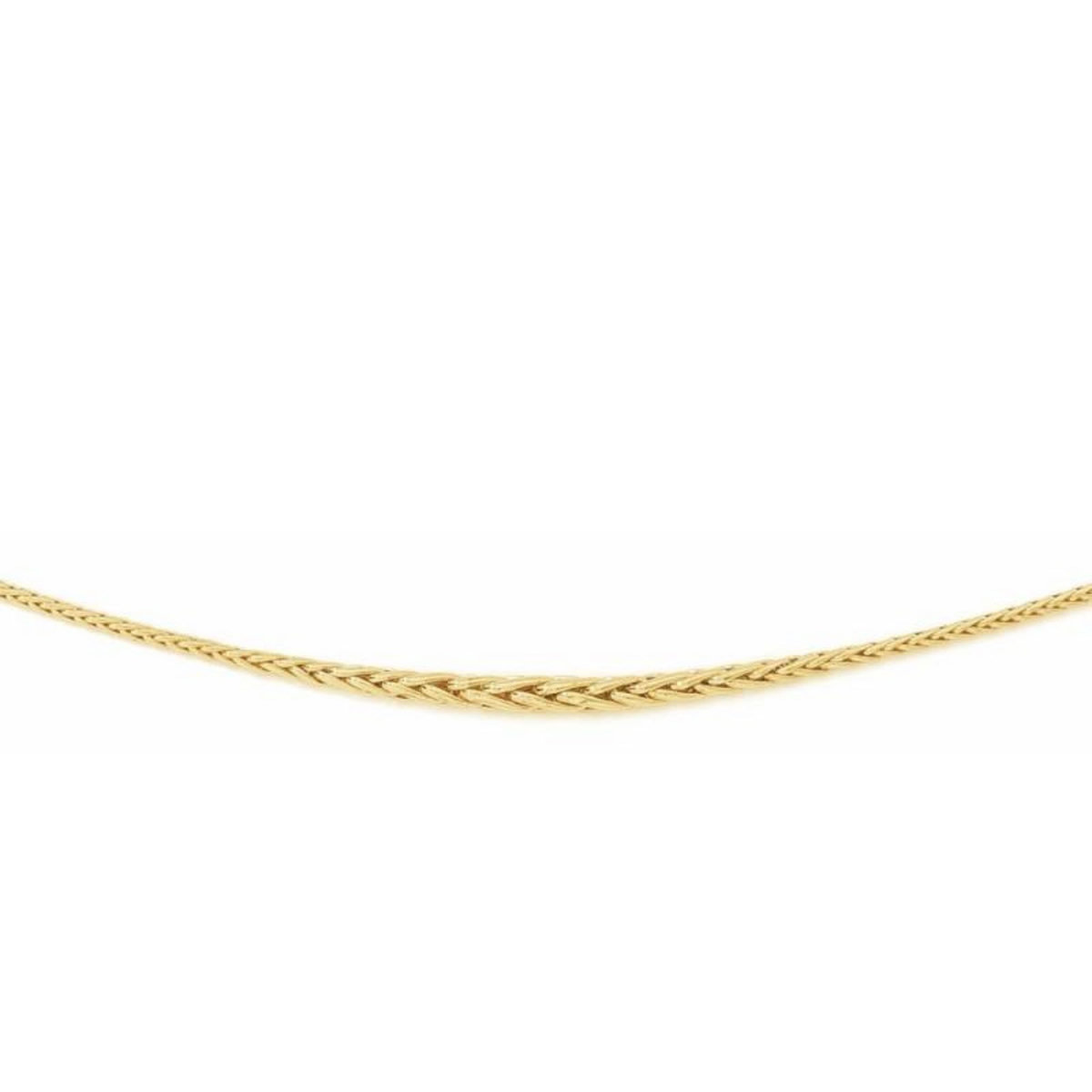L'ATELIER D'AZUR Collier Or 18 Carats 750/00 Maille Palmier en Chute - Or Jaune
