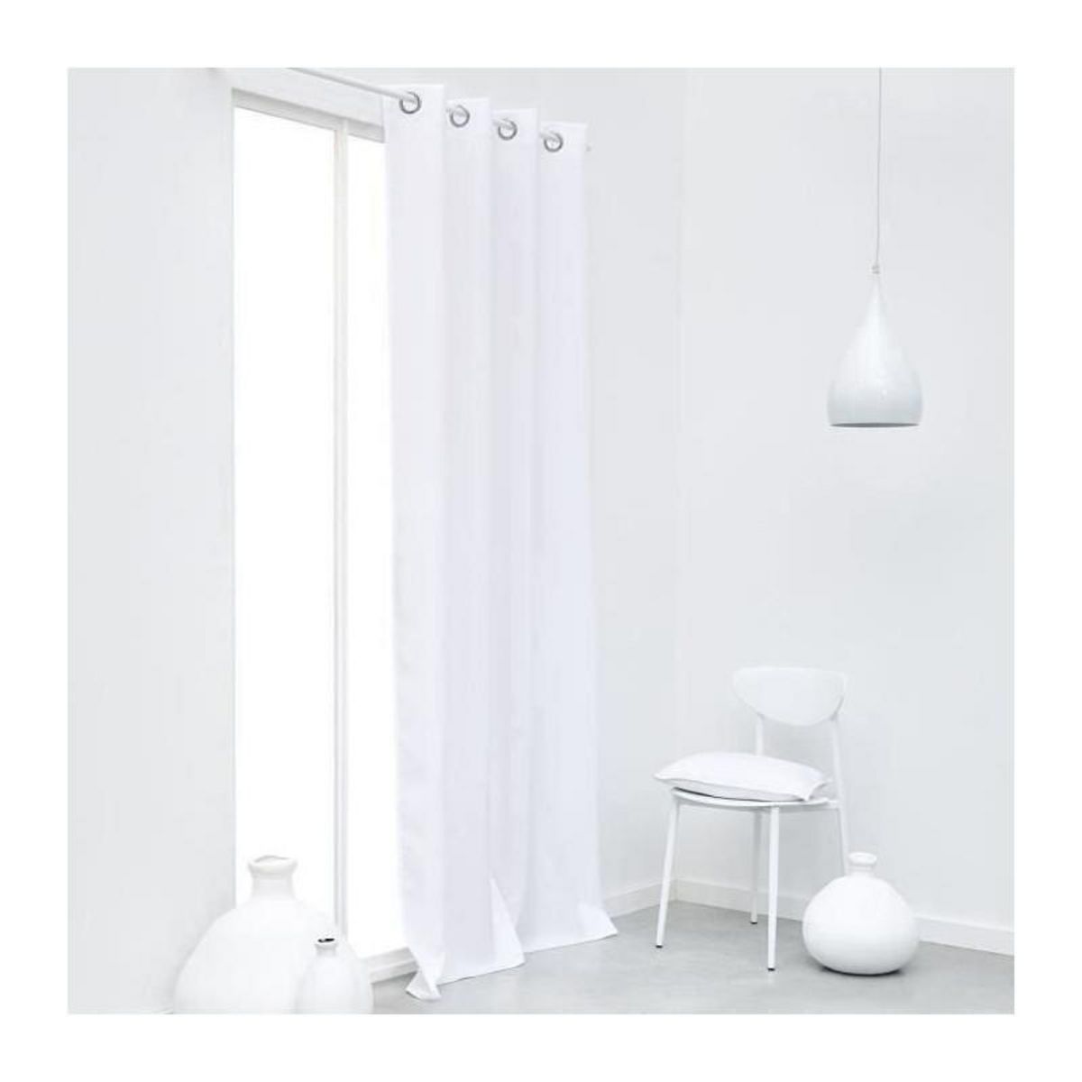 Today Rideau a oeillets - 140X240 - Craie - TODAY Essential - 356002