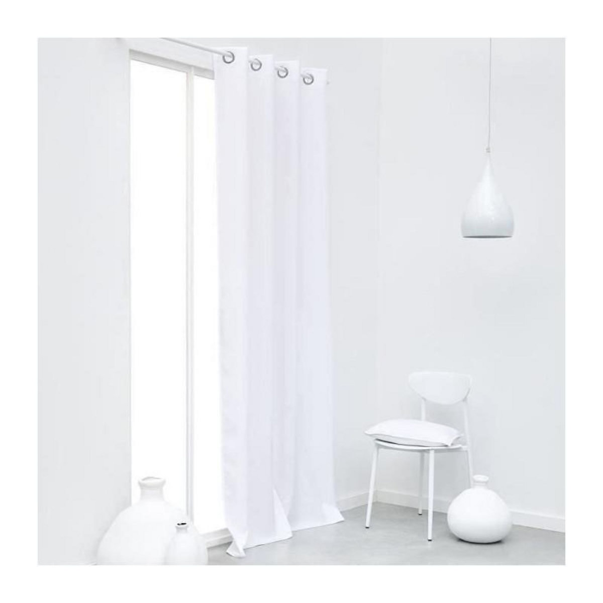 Today Rideau a oeillets - 140X240 - Craie - TODAY Essential - 356002