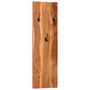 Voir la diapositive 2 : VIDAXL Porte-manteaux muraux 2 pcs 36x3x110 cm Bois d'acacia massif