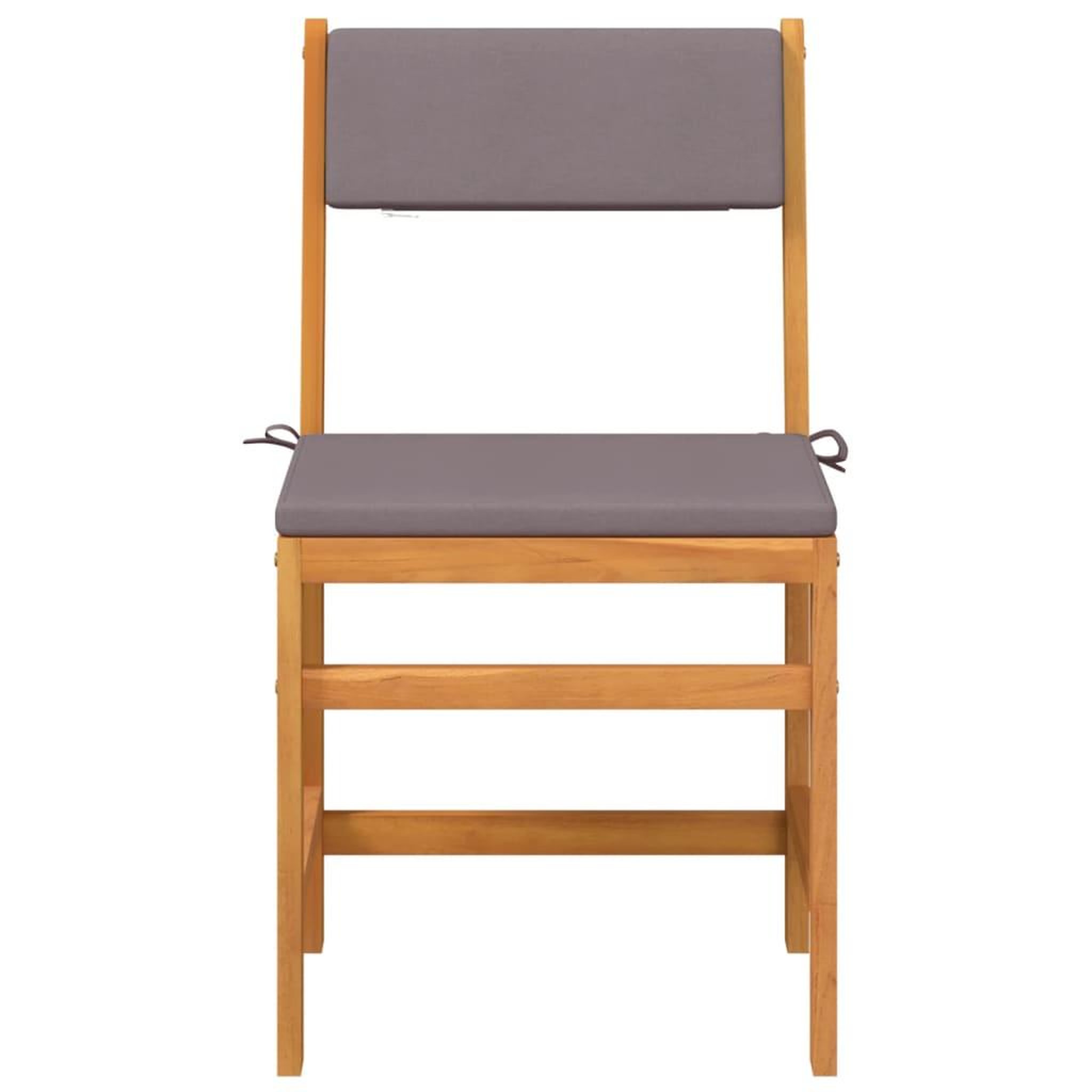 Voir la diapositive 4 : VIDAXL Ensemble de balcon avec coussins 3 pcs bois massif d'acacia