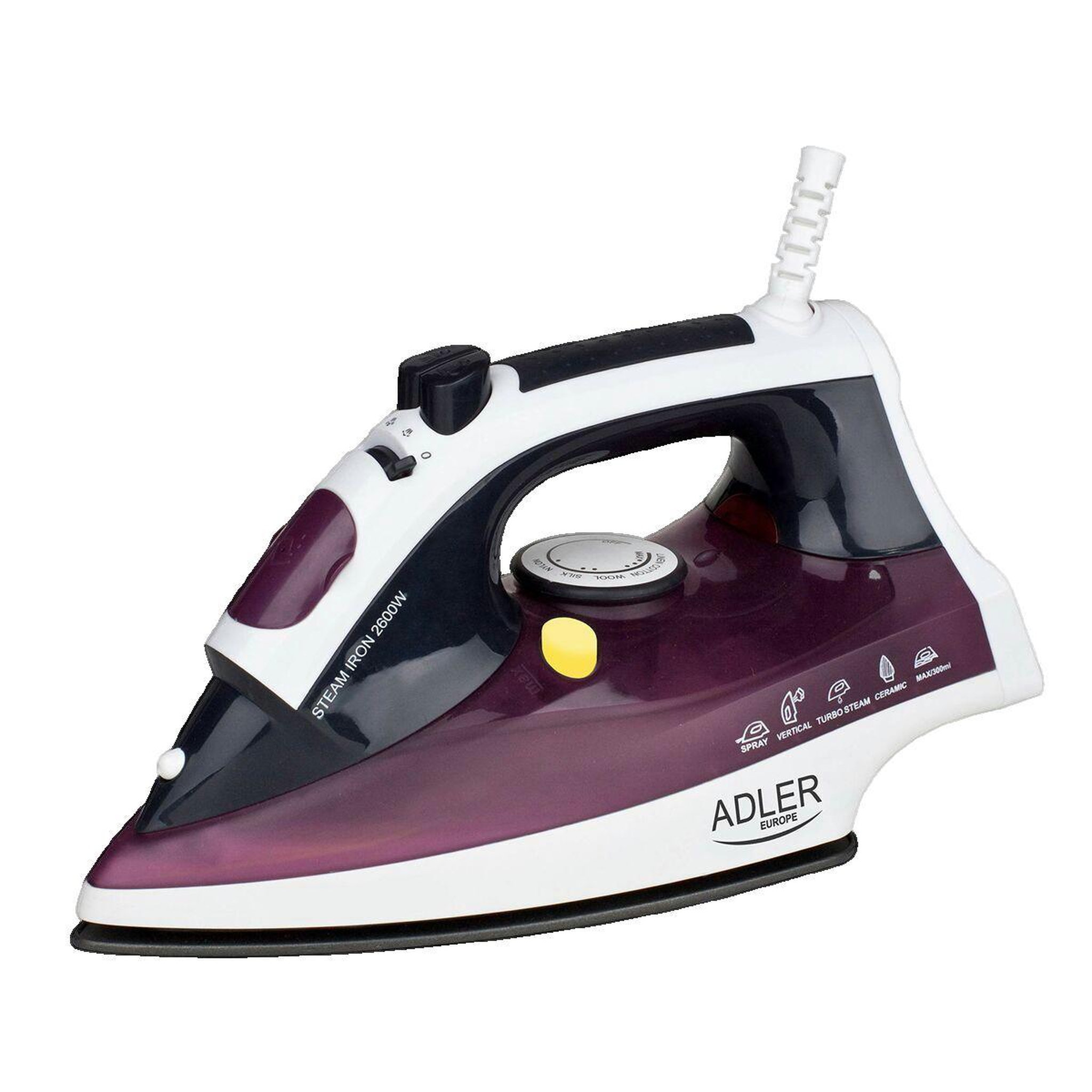 ADLER Fer à repasser Adler AD5022 puissant 2200 W